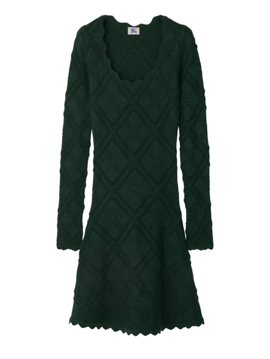 Burberry Dresses & Skirts - NWT Burberry Aran Wool Long-Sleeve Knitted Dress Size XS